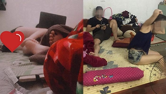 “밤 늦게 집에 왔더니 룸메 남친이 알몸으로 침대에 누워있었습니다”