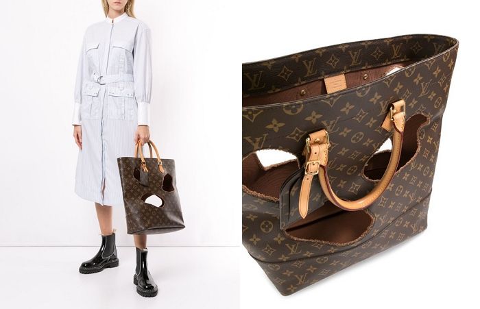 판매가 1천만원인데 구멍 뻥뻥 뚫려 패피들 동공 지진 일으킨 루이비통 백