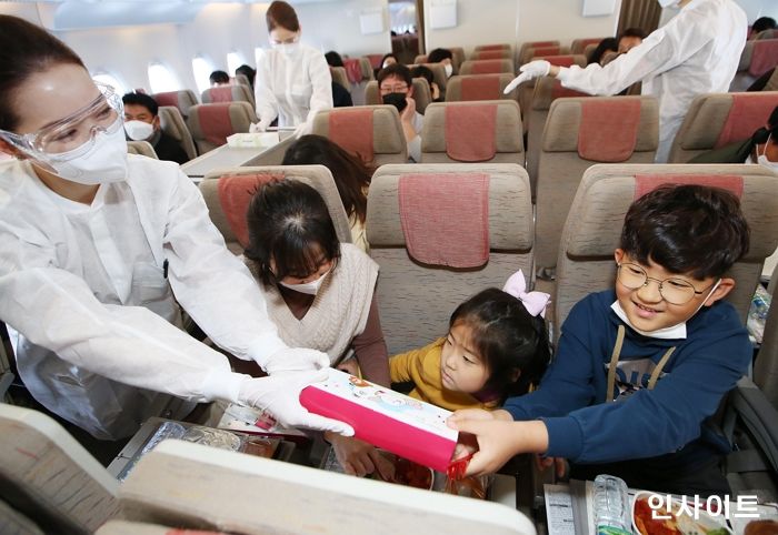 아시아나 A380, 1만피트 상공에서 국토 순례