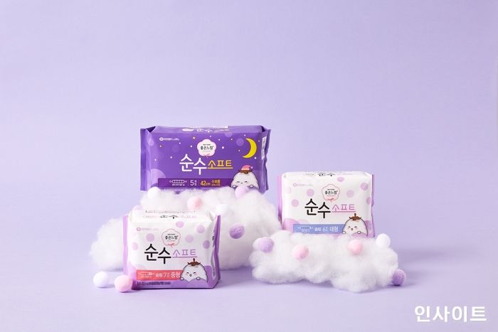 유한킴벌리, 순면 감촉 커버 적용 ‘좋은느낌 순수 소프트’ 출시
