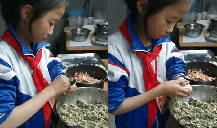 한 손으로 만두 빚으며 엄마 도와주는 10살 장애 소녀의 꿈은 ‘외과 의사’다