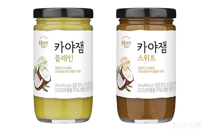 대상F&B 복음자리, 달걀과 코코넛밀크 조합한 ‘카야잼’ 2종 출시