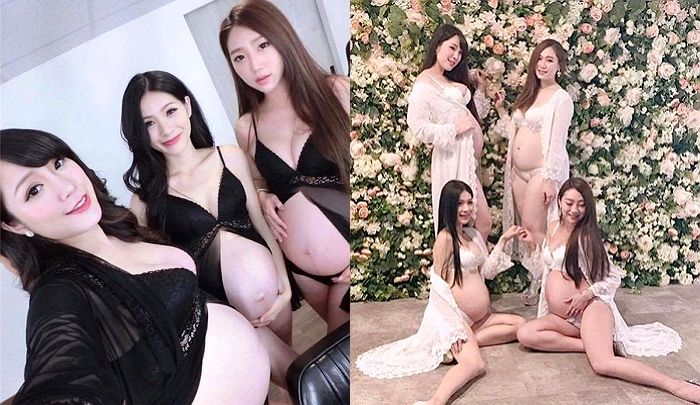 평생 모든 것 함께하고 싶어 ‘결혼+임신’ 같이한 절친들의 ‘만삭 화보’