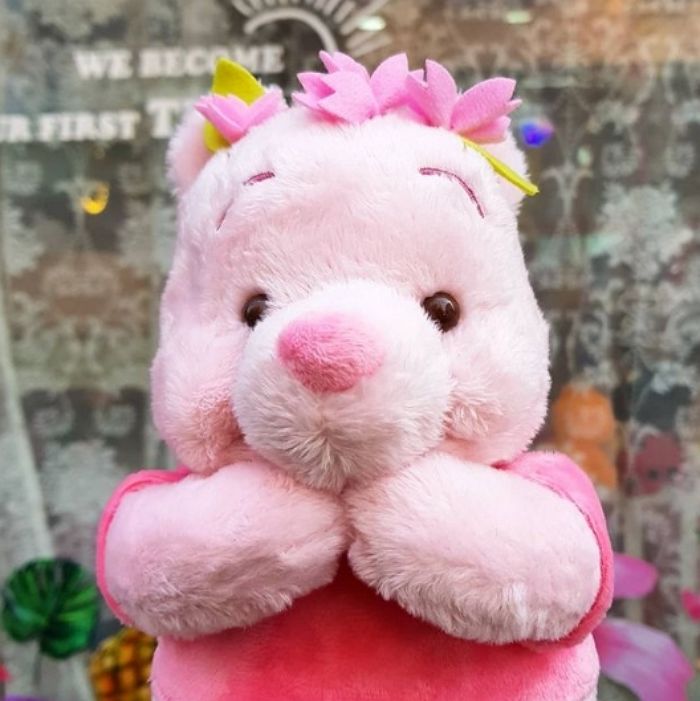 여친 침대맡에 놔두면 달콤한 꿈 꾸게 해줄 것 같은 세젤귀 ‘핑크 푸우 인형’