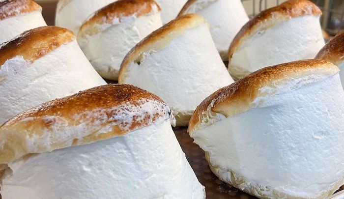 화덕에 구운 빵 속 크림치즈+생크림 터질 듯 들어간 ‘코끼리 베이글’