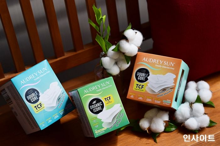 오드리선, 국내 첫 TCF 생리대로 매출 3배 신장 이끌어