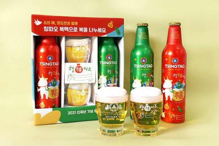 “칭따오, 이번엔 장도연과 만났다!”···‘2021 신축년 기념 칭따오 복맥 에디션’ 출시