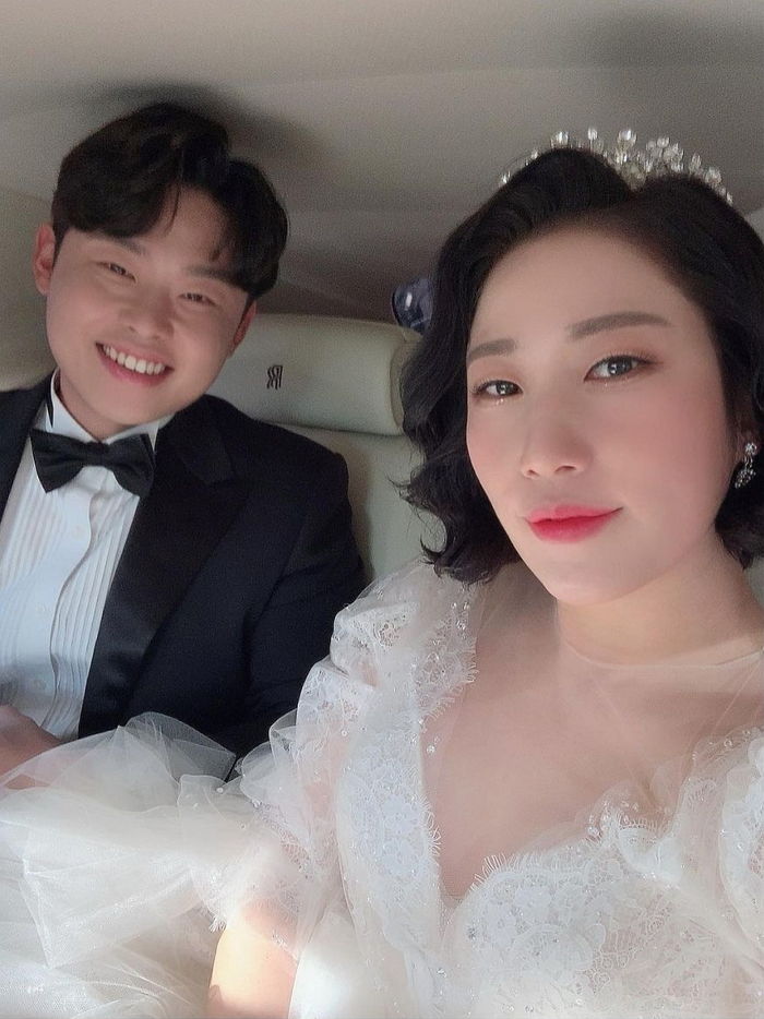 오늘(23일) 결혼한 ‘10살 연상연하 커플’ 김영희♥윤승열 본식 사진