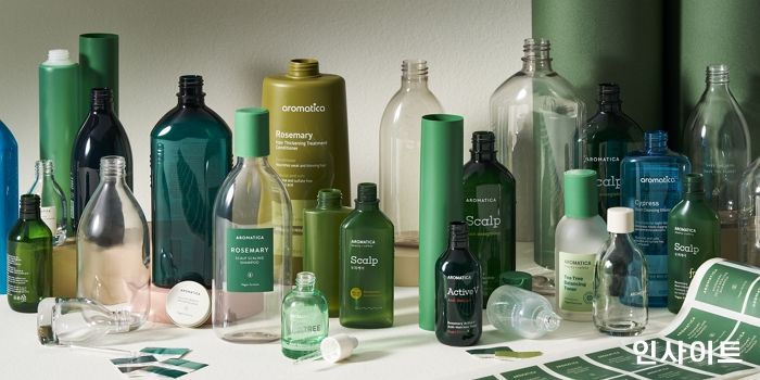 아로마티카 ‘헤어제품 12종’, 재활용 용이한 투명 페트로 전면 교체한다