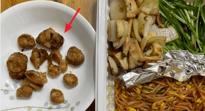 1인분 ‘1만 7천 원’짜리 배달 ‘대창 구이’ 양 수준