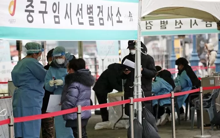 어제(16일) 코로나 확진자 621명 발생…설 연휴 이후 다시 폭증세