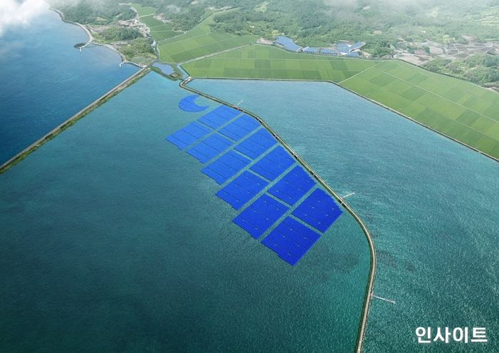 한화큐셀, 전남 고흥호 63MW 수상 태양광 발전소 건설 수주