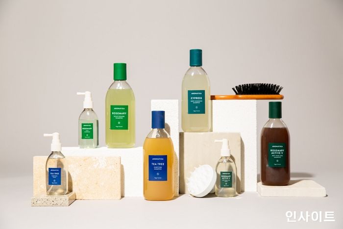 아로마티카, 헤어케어 전 제품 ‘재활용 우수등급’ 투명 페트로 리뉴얼 출시