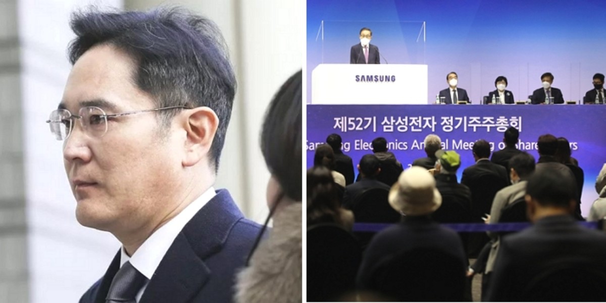 Words made by Donghak ants gathered at Samsung Electronics’ shareholders in response to the request for’dismissal of Lee Jae-yong’