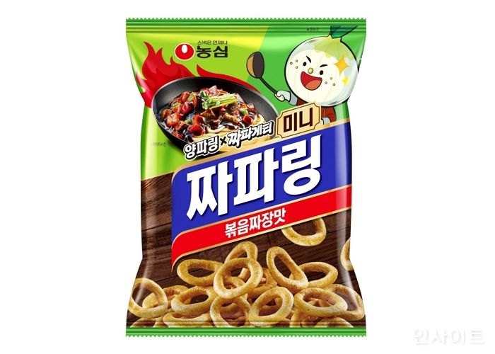 농심 양파링, 짜파게티 맛 나는 짭짤 고소 ‘짜파링’ 출시