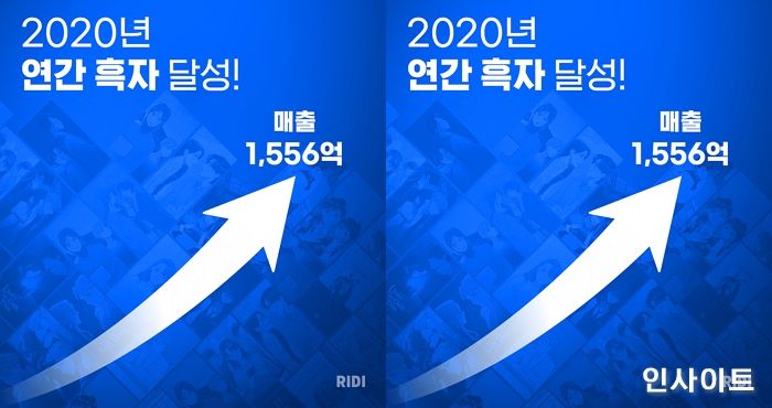 리디, 2020년 첫 연간 흑자 달성... 사상 최대 매출 기록