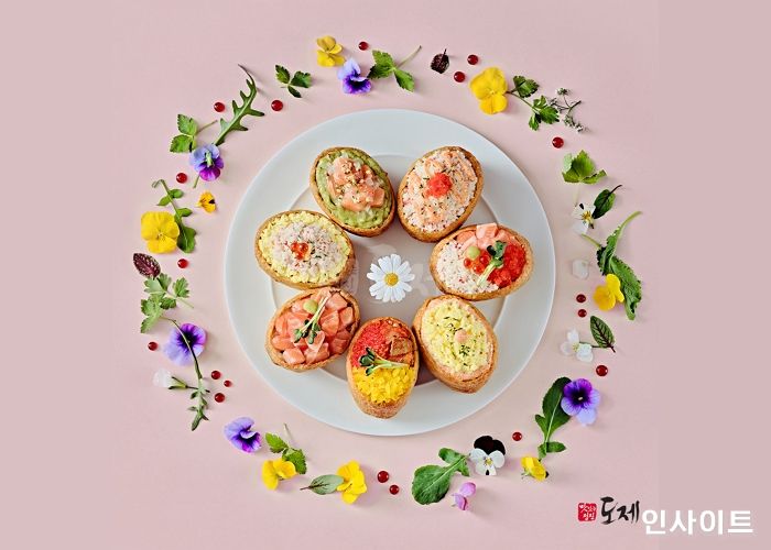 도제, 인스타그래머블 유부초밥 공개... 봄맞이 메뉴 업그레이드