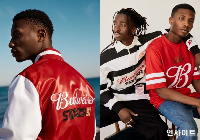 버드와이저, 스포츠 웨어 브랜드 스타터와 함께 패션 컬렉션 출시