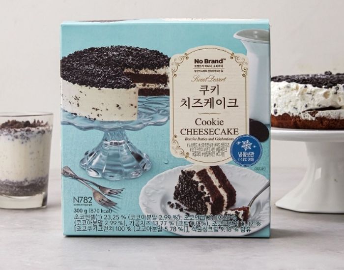 달콤한 초코빵에 꾸덕한 크림치즈 뒤덮인 노브랜드 ‘쿠키치즈케이크’
