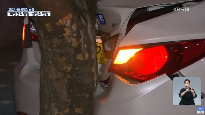 택시기사 살해하고 도주하려는 살인마를 본 시민이 보인 반응