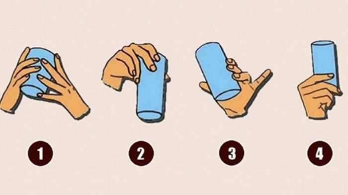 물컵 잡는 ‘손 모양’으로 알아보는 초간단 ‘성격 테스트’ 4