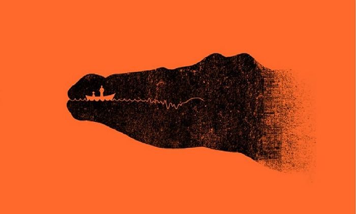 이 그림에서 ‘나룻배 vs 악어’ 중 먼저 눈에 들어온 형체에 따른 ‘심리 상태’