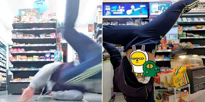 비보이가 꿈인 청년이 편의점 야간 알바를 하면 새벽마다 벌어지는 일 (영상)