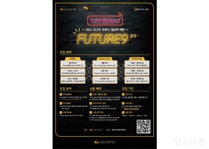 KB국민카드, ‘퓨처나인’ 5기 참여 스타트업 모집