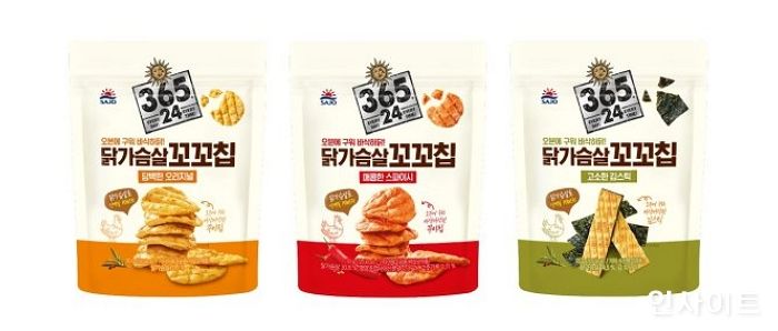 사조대림, ‘365.24 닭가슴살 꼬꼬칩’ 출시