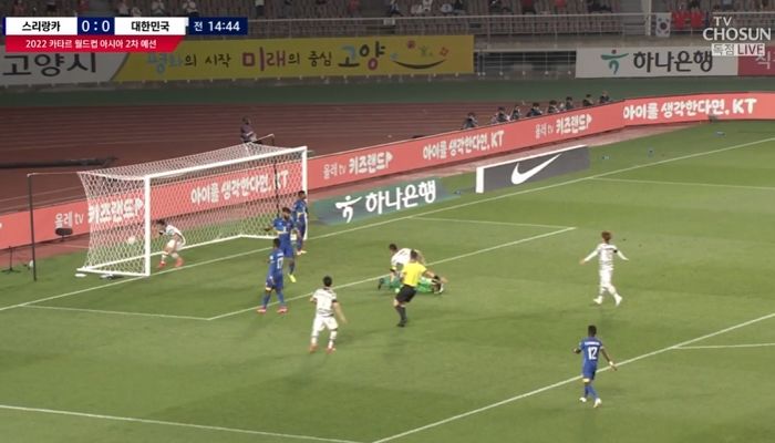 스리랑카전 전반 14분 선제골 터트린 김신욱...‘1-0’