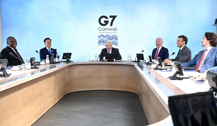 G7 “중국, 신장·홍콩서 인권·자유 존중해야”