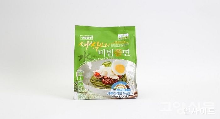 칠갑농산, 새싹보리 쫄면 이색 품목으로 차별화