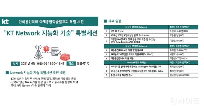 KT, 국내 최대 규모 통신 학술행사에서 ‘네트워크 AI’ 경쟁력 선보여