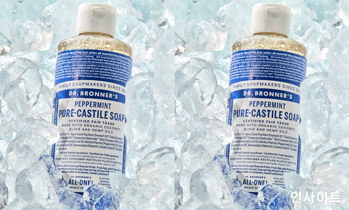 닥터 브로너스, 짜릿한 쿨링 클렌저 ‘페퍼민트 퓨어 캐스틸 솝’ 20% 할인