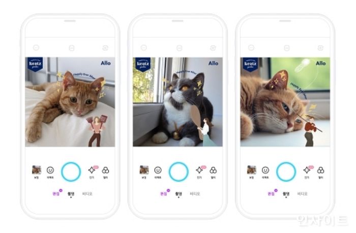 키츠가든, 스노우 앱 업계 최초 고양이 필터 출시... 알로 선착순 증정 이벤트