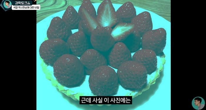 빨간색 전혀 아닌데 보는 사람은 전부 빨간색 보인다고 주장하는 그림의 정체