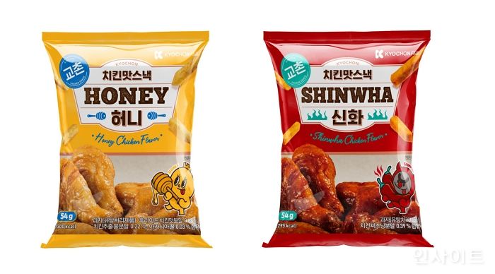 교촌치킨, 감자스틱 제품 ‘치킨맛스낵 2종’ 출시