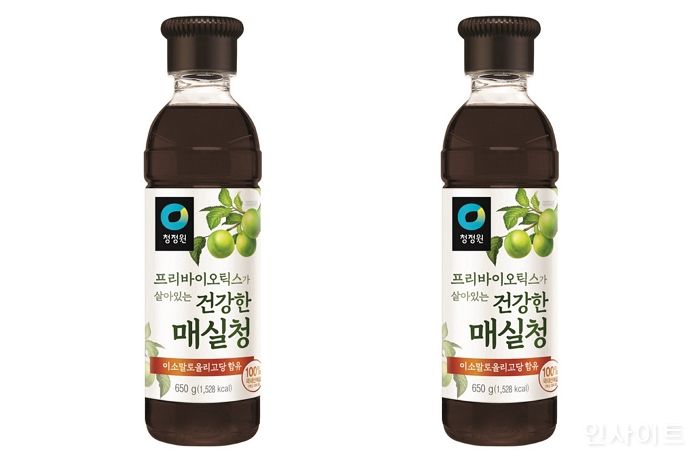 대상 청정원, ‘프리바이오틱스가 살아있는 건강한 매실청’ 출시