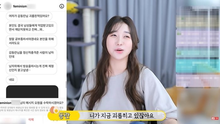 전복죽 성희롱 사건 악플러 고소한 BJ 감동란 “400명 중 300명이 여자였다” (영상)