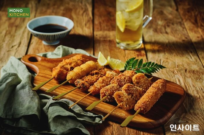 모노키친, ‘오사카풍 모둠 쿠시카츠’ 출시