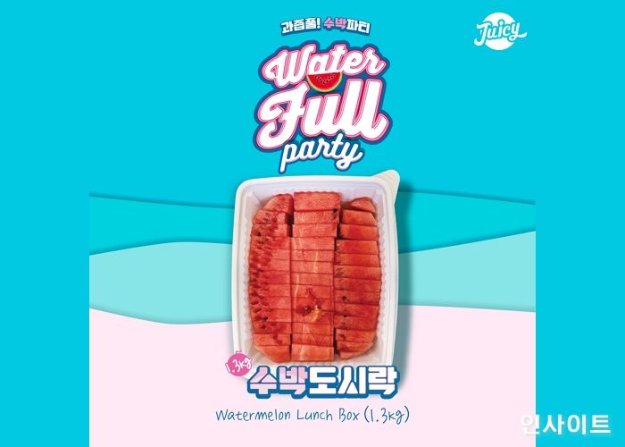 쥬씨 ‘수박도시락’ 1만개 판매 돌파