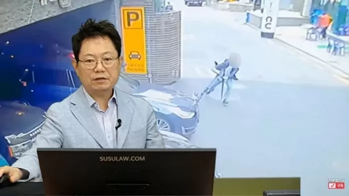 주차장서 차 빼다 ‘갑툭튀’한 전동 킥보드 운전자 넘어져 과실 100% 독박 쓴 차주