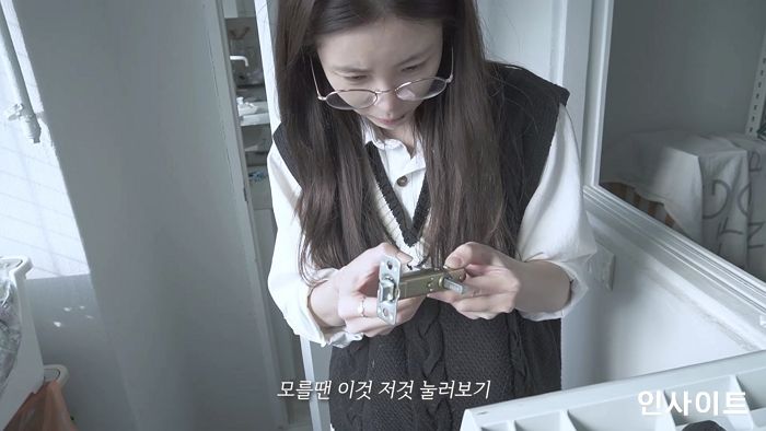 전효성, 문고리 교체도 척척... 생활력 만렙 브이로그 공개