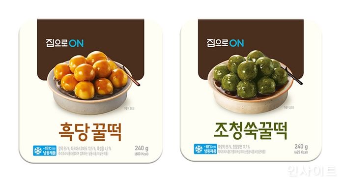 대상 집으로ON, 국산 찹쌀로 만든 ‘꿀떡’ 디저트 2종 출시