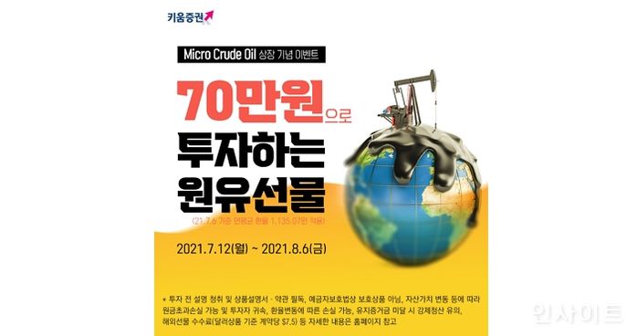 키움증권, ‘마이크로 원유선물 상장 기념 이벤트’ 진행