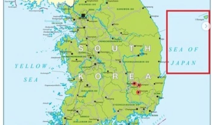 영국 정부, 공식 사이트에서 ‘일본해’ 단독 표기된 지도 삭제