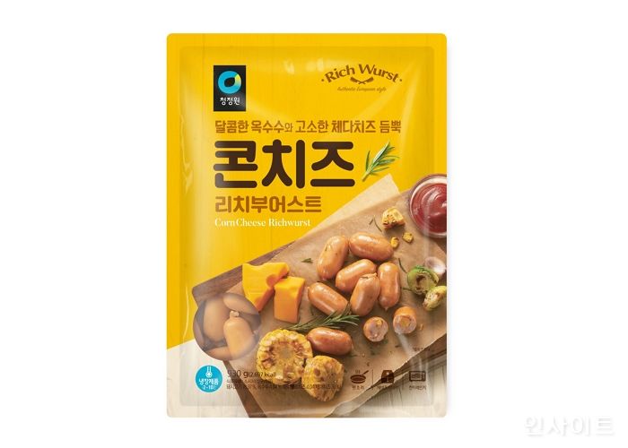 대상 청정원, 정통 유럽식 소시지 ‘콘치즈 리치부어스트’ 출시