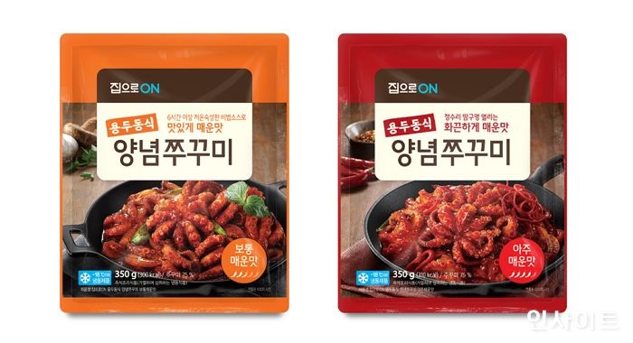 대상 집으로ON, ‘용두동식 양념 쭈꾸미’ 2종 출시