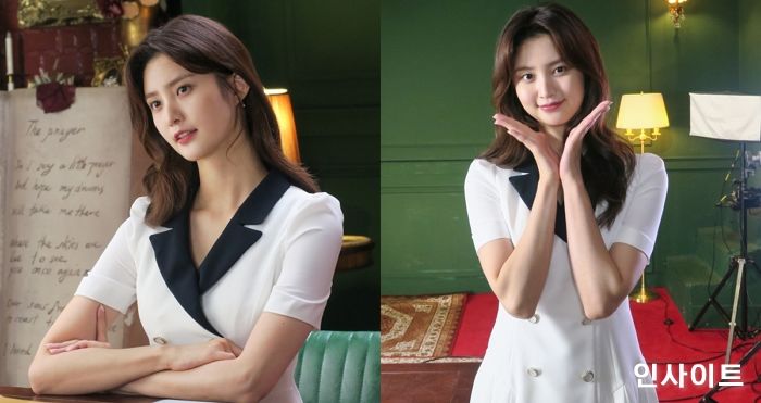 배우 박정화, 시선강탈 청순美 자랑... 광고 현장 속 꿀피부 뽐내며 청아한 매력 선보여