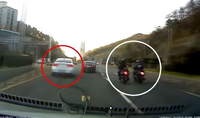 여성 납치한 거구의 괴한 오토바이 타고 뒤쫓아가 구해냈던 부산의 상남자들